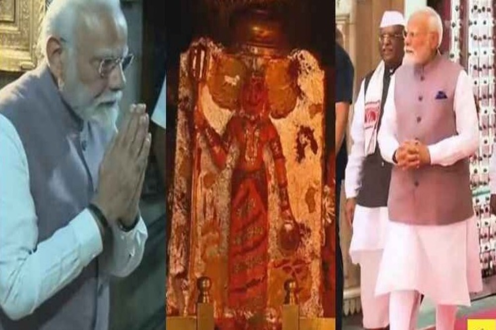 PM मोदींची बिकानेर भेट; करणी माता मंदिरात घेतले दर्शन
